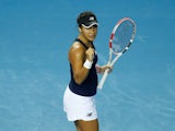 Heather Watson pictured at the Billie Jean King Cup finals on November 10, 2022