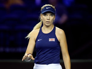 Katie Boulter restores parity for GB in BJK Cup playoff