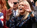 Patsy Kensit pictured at Platinum Jubilee celebrations on June 5, 2022