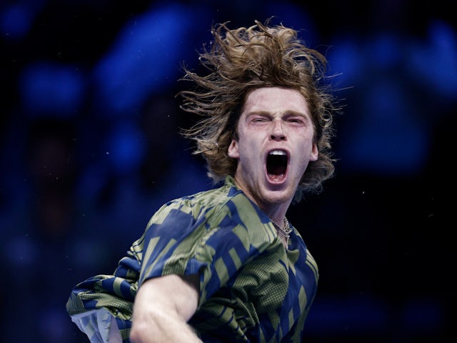 Andrey Rublev pictured at the ATP Finals on November 14, 2022
