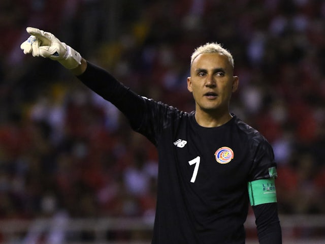 Costa Rica's Keylor Navas during the match in March 2022