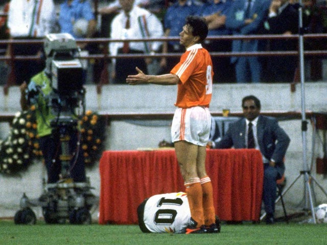 Marco van Basten per i Paesi Bassi nel 1990