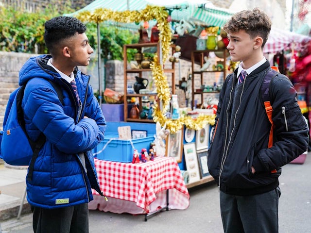 Nugget and Ricky on EastEnders on December 5, 2022