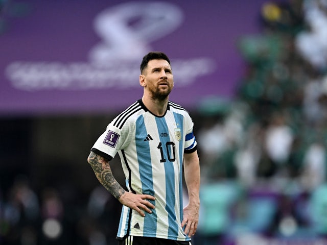Argentina's Lionel Messi pictured on November 22, 2022