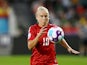 Pernille Harder in action for Denmark in July 2022