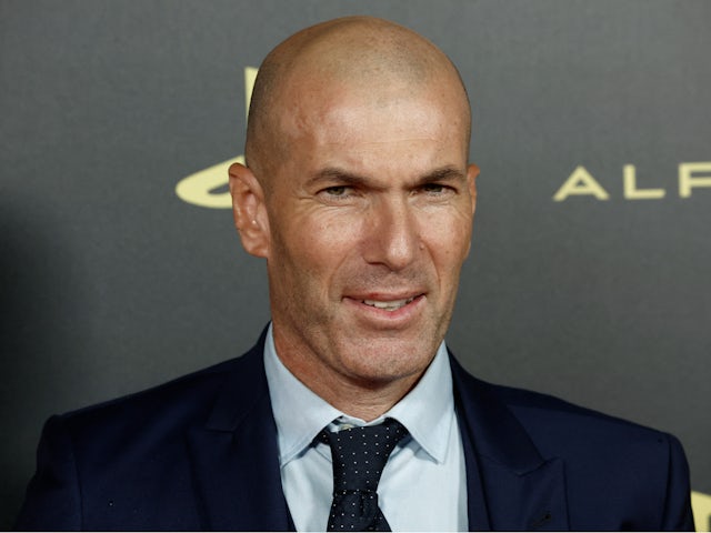 Zinedine Zidane pictured at the Ballon d'Or awards in October 2022
