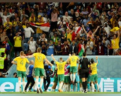 Australia book last-16 spot at World Cup with win over Denmark