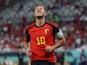 Eden Hazard pictured for Belgium at the 2022 World Cup