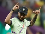 Brazil's Neymar gestures after the match on December 2, 2022