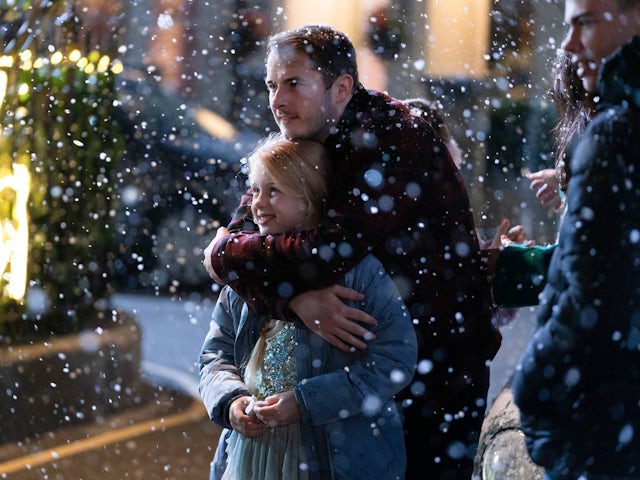 Lexi and Ben on EastEnders on Christmas Day, 2022