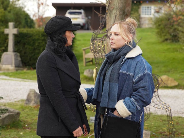 Moira and Amy on Emmerdale on December 22, 2022