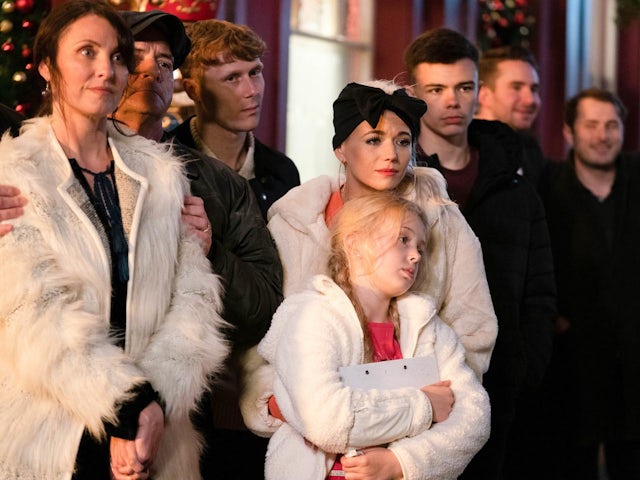 Jay, Lola and Lexi on EastEnders on December 22, 2022