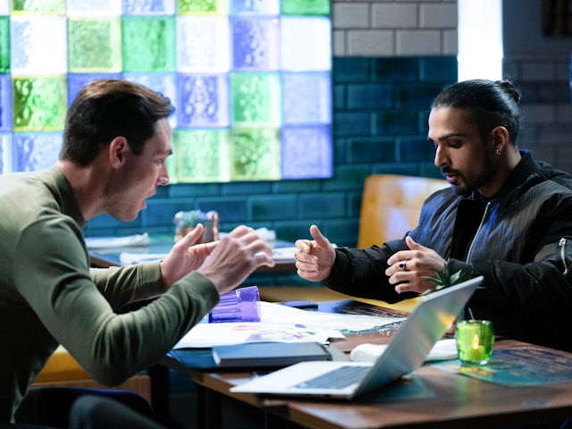 Zack and Ravi on EastEnders on January 10, 2023
