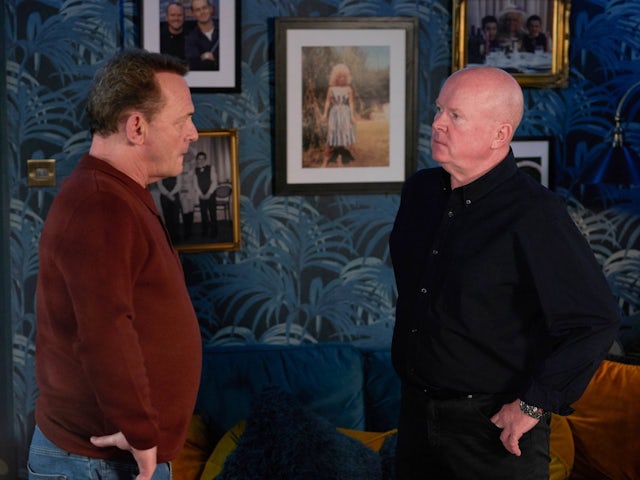 NEW YEAR'S EVE EMBARGO: Billy and Phil on EastEnders on January 2, 2023