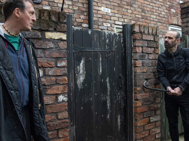 Spider and Griff on Coronation Street on January 3, 2023