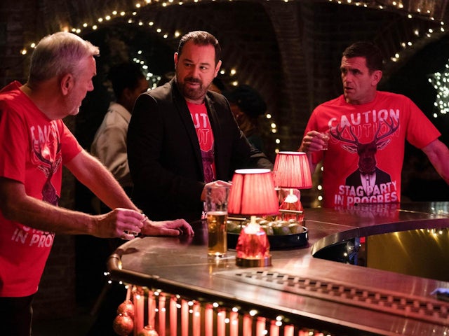 Rocky, Mick and Jack on EastEnders on December 21, 2022
