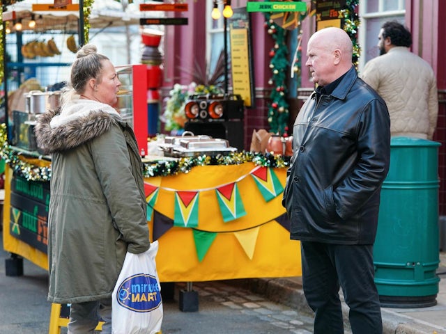 NEW YEAR'S EVE EMBARGO: Karen and Phil on EastEnders on January 2, 2023