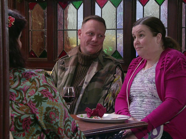 Sean and Mary on Coronation Street on December 19, 2022