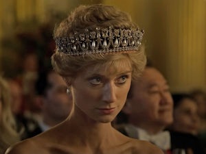 The Crown films "open coffin" Princess Diana scenes?