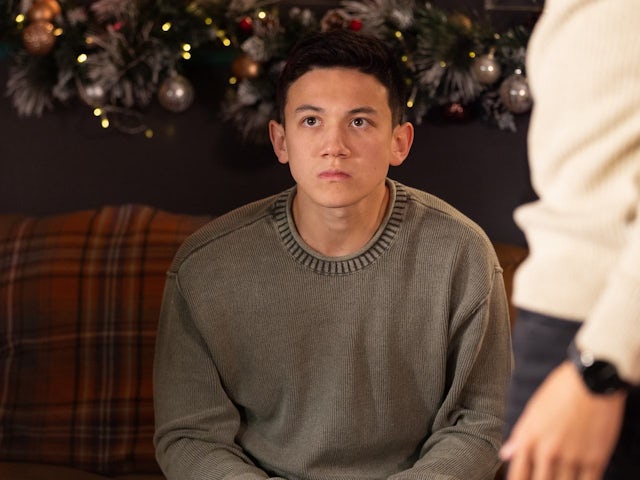 Mason on Hollyoaks on December 28, 2022