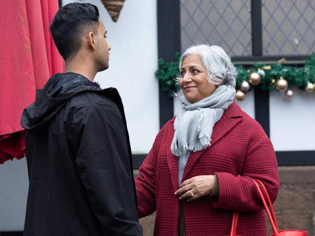 Imran and Misbah on the first episode of Hollyoaks on January 3, 2023