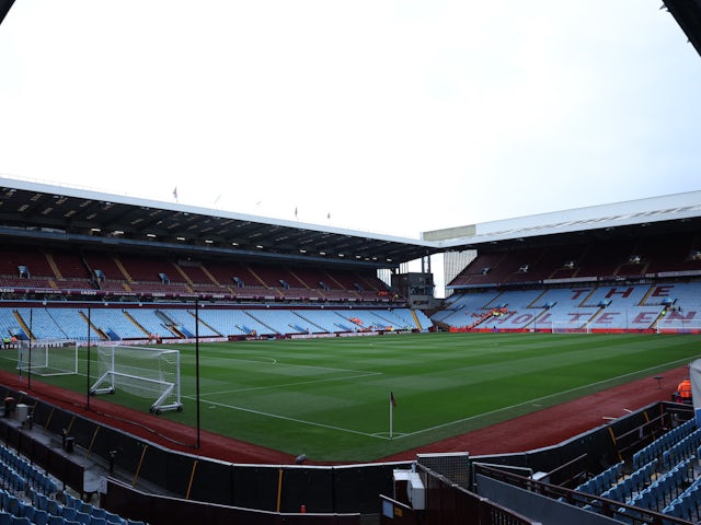 General view inside Aston Villa's Villa Park before the match on January 8, 2023