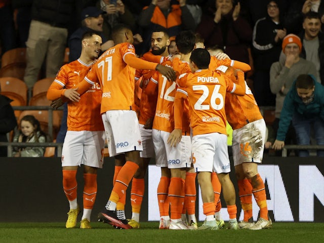 Blackpool hit four past Nottingham Forest in FA Cup