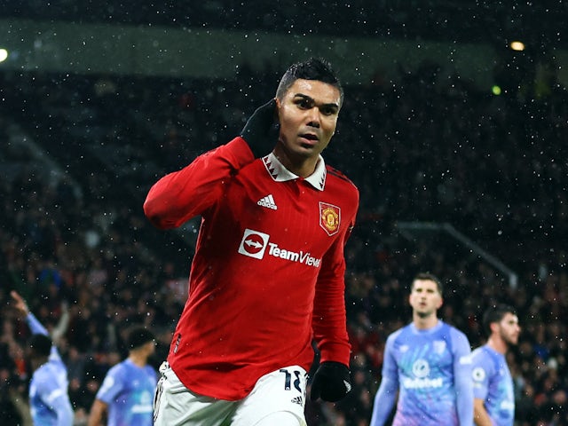 Comparing Man Utd’s record with and without Casemiro in 2022-23