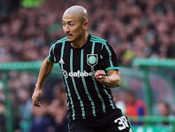 Celtic's Daizen Maeda in action on December 24, 2022