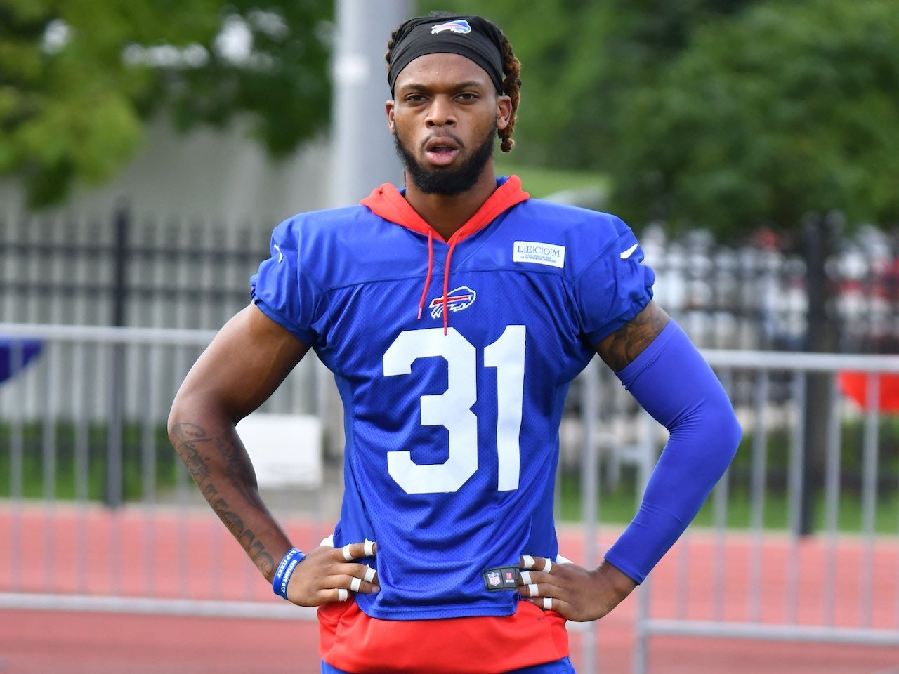 Are Damar Hamlin neck and arm tattoos gone as tattoo conspiracy theory  blows up  The SportsGrail