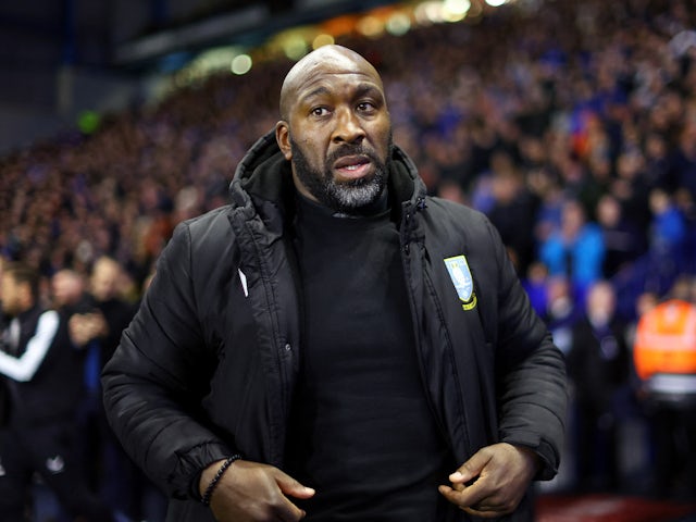 Sheffield Wednesday manager Darren Moore before the match on January 7, 2023