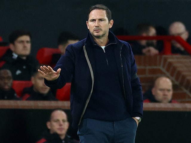 Everton manager Frank Lampard reacts on January 6, 2023