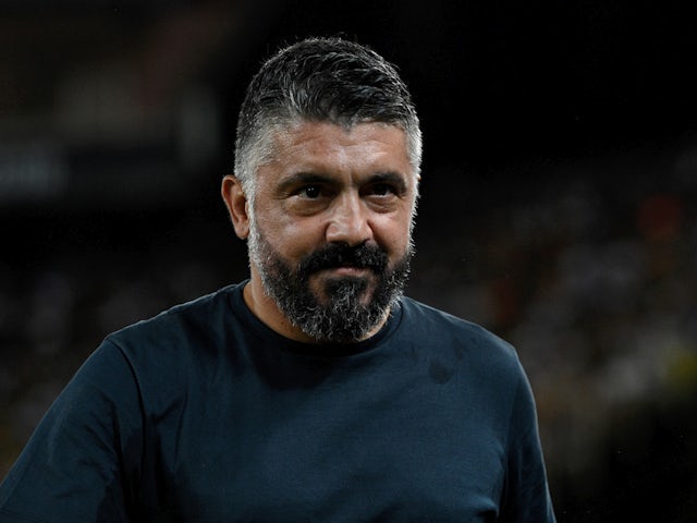Valencia manager Gennaro Gattuso pictured in August 2022