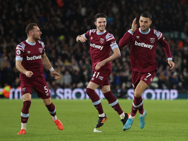 Leeds, West Ham share the spoils in four-goal clash at Elland Road