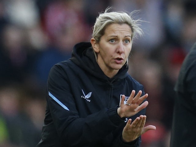 Aston Villa Women manager Carla Ward on December 3, 2022