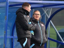 Reading Women manager Kelly Chambers is pictures before the match on January 15, 2023