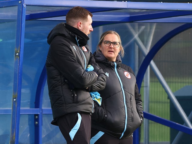 Reading Women manager Kelly Chambers is pictures before the match on January 15, 2023