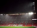 General view inside Manchester United's stadium Old Trafford before the match on January 10, 2023