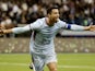 Saudi Pro League XI's Cristiano Ronaldo celebrates scoring their second goal on January 19, 2023