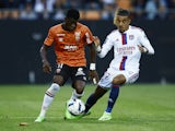 Lorient winger Dango Ouattara in action in September 2022.