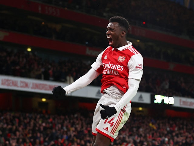 Nketiah returns to Arsenal training, Saliba still out