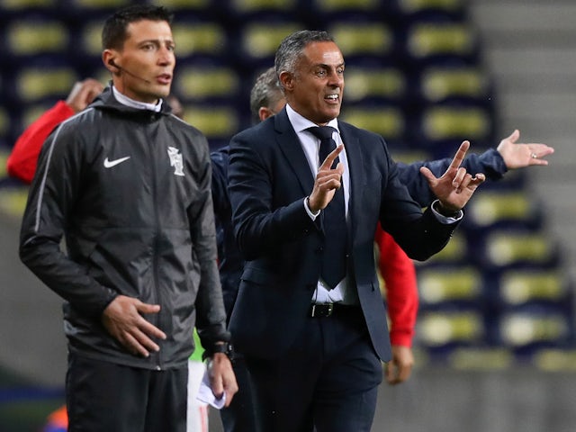 Maritimo coach Jose Gomes during the match on June 10, 2020