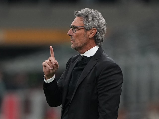 Spezia coach Luca Gotti on November 5, 2022
