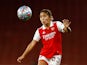 Mana Iwabuchi in action for Arsenal Women in October 2022