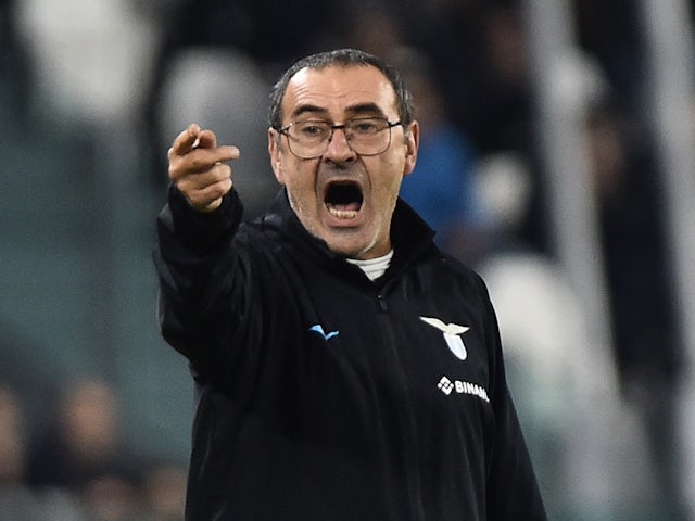 Lazio coach Maurizio Sarri on November 13, 2022