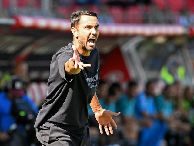Monza coach Raffaele Palladino on September 18, 2022
