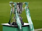 General view of the Carabao Cup EFL Cup League Cup trophy before the match on January 25, 2023