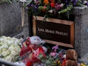 A public memorial for Lisa Marie Presley on January 22, 2023