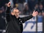 Lazio coach Maurizio Sarri reacts on January 24, 2023