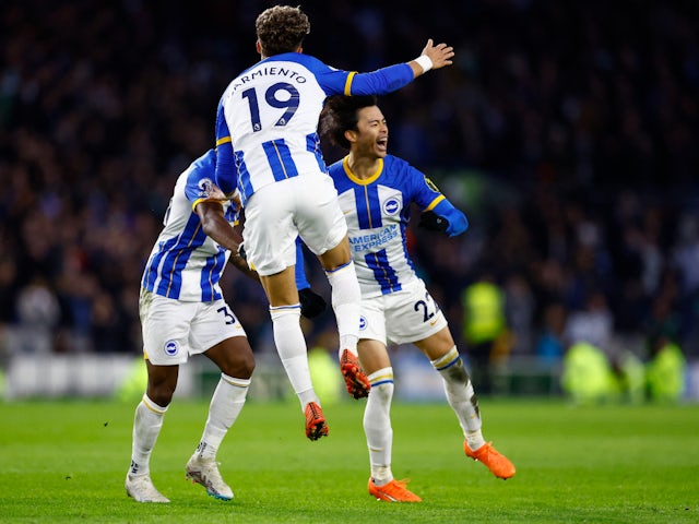 Brighton snatch late winner at home to Bournemouth